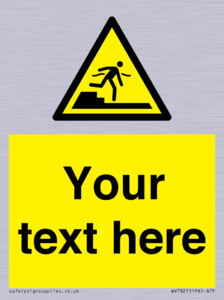 Custom warning Submerged step or steps